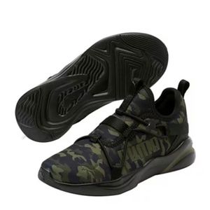 Puma Rift Camo Little Big Boys Running Shoes size 4